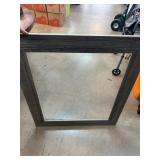 Large Wooden Picture Frame and Glass Insert
