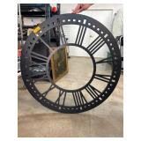 Metal Roman Numeral Clock Face