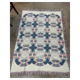 Goodwin Weavers Cotton Quilt with Fringe