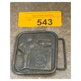 1976 Indiana Metalcraft Belt Buckle
