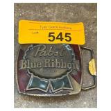 1976 Indiana Metal Craft Pabst Blue Ribbon Belt Bu