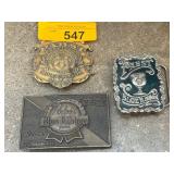Pabst Brewing Co. Belt Buckles