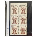 1975-81 US 13c Liberty Bell Stamp Block