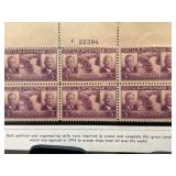 1939 Panama Canal 3-Cent Plate Block Stamps