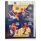 1993 USA Circus 29ï¿½ Plate Block Stamps