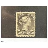 Canada 5-Cent Stamp Featuring Queen Victoria