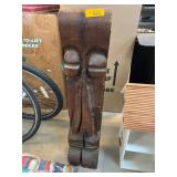 Carved Wooden Tiki Totem Sculpture