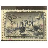 U.S. RW25 Federal Duck Stamp with Signature