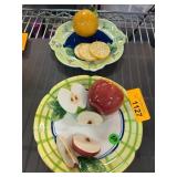 Bella Casa by Ganz Ceramic Fruit Plates