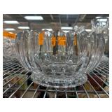Glass Bowl with Fluted Design
