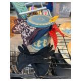 Decorative Scarves with Tin Container