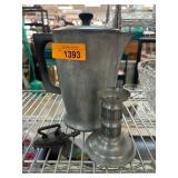 Majestic Cookware Aluminum Coffee Pot and Accessor