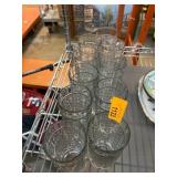 Clear Pressed Glass Drinking Glasses