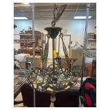 Tiffany-Style Stained Glass Hanging Light