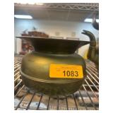 Brass Spittoon with Flared Rim