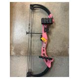 Bear Compound Bow With Pink Finish