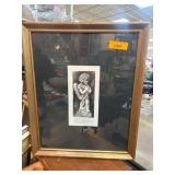 Framed Angel Artwork Featuring Psalm 91:11