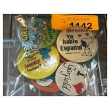 Vintage Comic and Cartoon Pinback Buttons