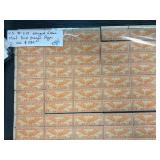 US C19 Winged Globe Orange 6-Cent Stamps