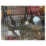 Iron Wall Hooks and Decorative Plaque