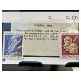 1965 Hungary Mint Airmail Stamp Set