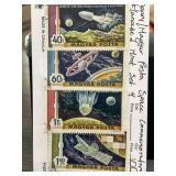 Hungary Magyar Posta Space Stamp Set of 4