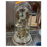 Quartz Glass Dome Mantel Clock by Rhythm