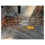 Decorative Script Panels on Wood
