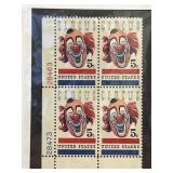 Block of 5-Cent U.S. Circus Clown Stamps