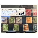 11 Early 1900s U.S. Postage Stamps