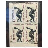 Centennial of Sokols 5ï¿½ Stamp Block