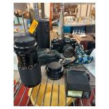 Konica Autoreflex TC Camera Set with Accessories