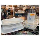 Vintage CorningWare Blue Cornflower Set
