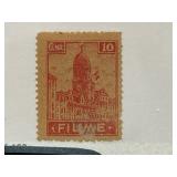1919 Fiume 10c Rose Postage Stamp