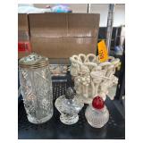 Glassware and Ceramic Holder