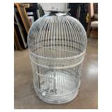 White Metal Decorative Birdcage