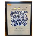Henri Matisse Poster in Black Frame
