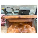 Wooden Bench-Like Display Stand