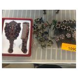 Decorative Hair Accessories and Comb Set