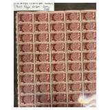 Sheet of US #859 Missouri Territory Stamps