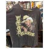 Toby Keith Concert Shirt & Menu
