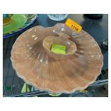 Pink Ceramic Divided Serving Dish