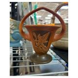 Roseville USA 708-6 Pottery Vase with Handles