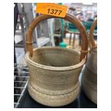 Handcrafted Stoneware with Bamboo Handle by Ishmae