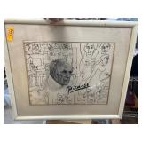 Sabra Smith Original Artwork Picasso and Dated 66