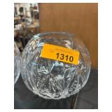 Clear Cut Glass Decorative Bowl