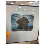 14ï¿½ x 14ï¿½ Framed Art Titled ï¿½Atrial Crossï¿½ by B. R