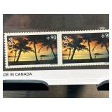 US C143 Airmail Stamps, 90-Cent Agana Bay Pair