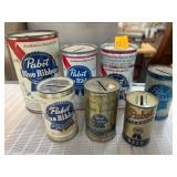Pabst Blue Ribbon Bank Tins