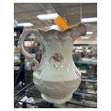 Warwick China Floral Pattern Pitcher